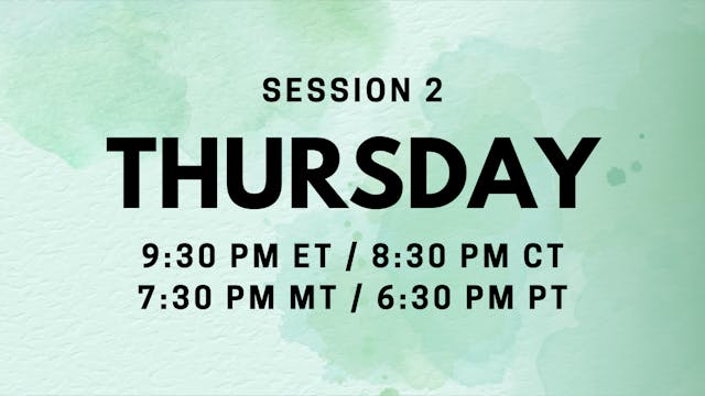 Nov 20 | 9:30pm ET | Prenatal Education Bootcamp - Session 2