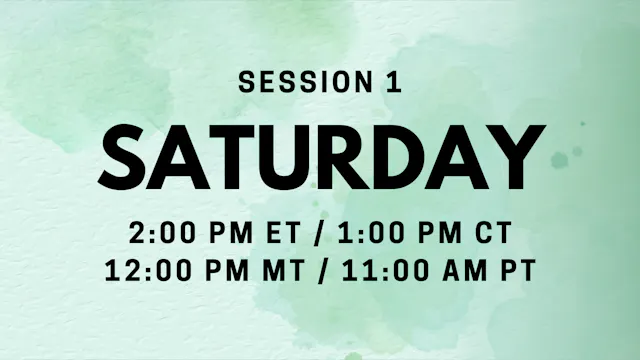Sep 26 | 2:00pm ET | Prenatal Education Bootcamp - Session 1