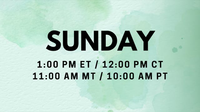 Oct 19 | 1:00pm ET | Coping and Comfort