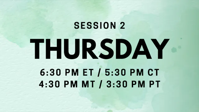 Aug 13 | 6:30pm ET | Prenatal Education Bootcamp - Session 2