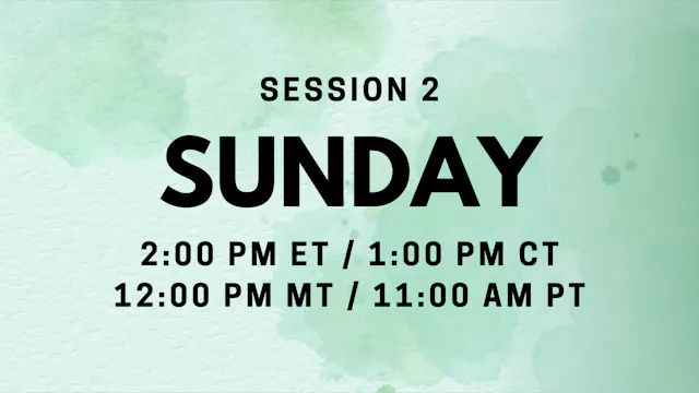 Sep 27 | 2:00pm ET | Prenatal Education Bootcamp - Session 2