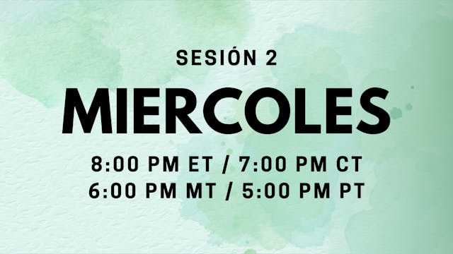 07 de enero | 8:00pm ET | Bootcamp Prenatal - Sesión 2