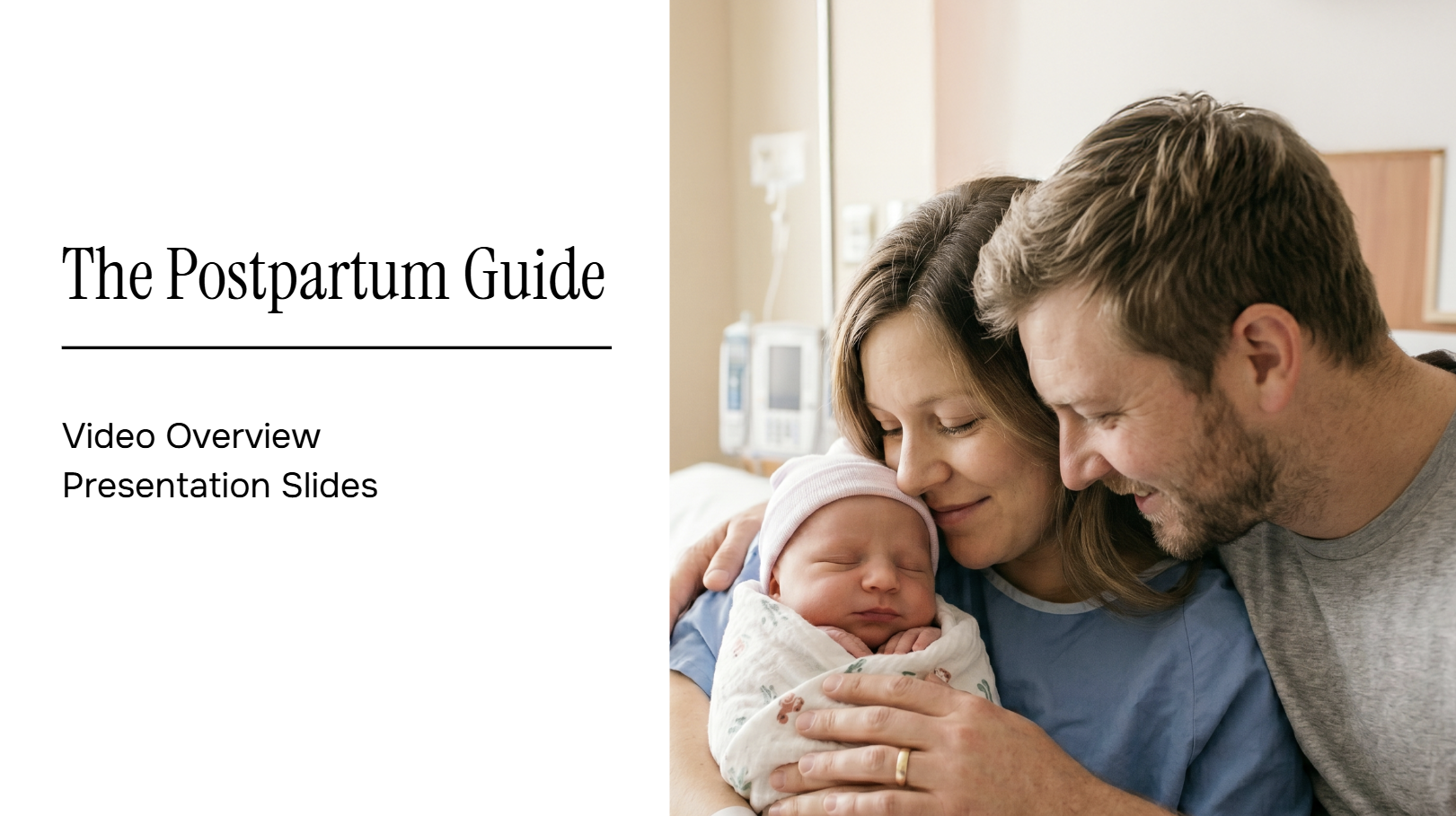 The Postpartum Guide - Video Overview Presentation Slides