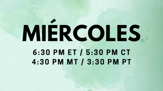 30 de septiembre | 6:30pm ET | Lactancia 101