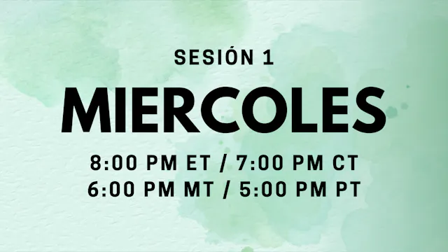 06 de mayo | 8:00pm ET | Bootcamp Prenatal - Sesión 1