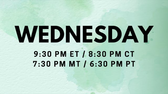 Oct 22 | 9:30pm ET | Coping and Comfort