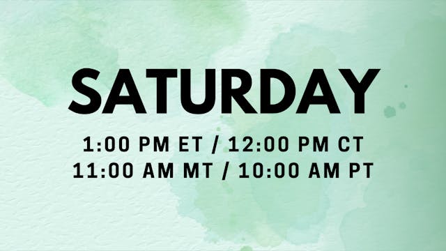 Sep 27 | 1:00pm ET | Coping and Comfort
