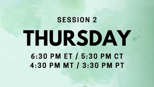 Jul 02 | 6:30pm ET | Prenatal Education Bootcamp - Session 2