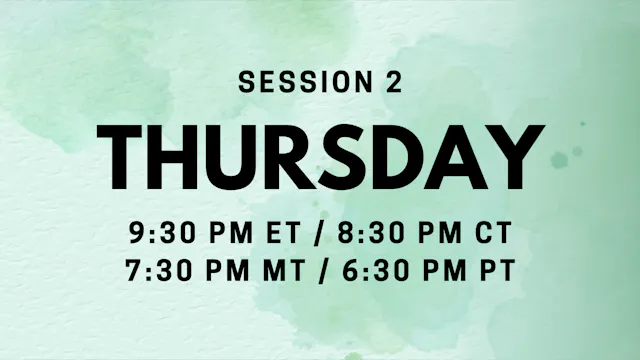 Sep 03 | 9:30pm ET | Prenatal Education Bootcamp - Session 2