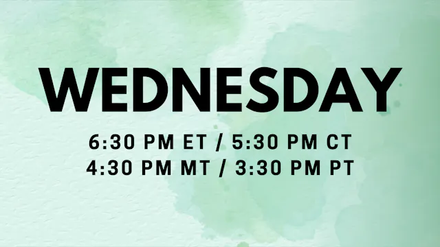 May 27 | 6:30pm ET | Coping and Comfort