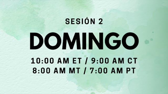 26 de octubre | 10:00am ET | Bootcamp Prenatal - Sesión 2