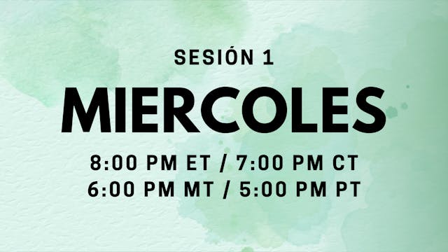 25 de febrero | 8:00pm ET | Bootcamp Prenatal - Sesión 1