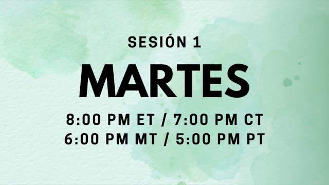 14 de octubre | 8:00pm ET | Bootcamp Prenatal - Sesión 1