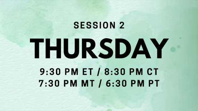 Nov 05 | 9:30pm ET | Prenatal Education Bootcamp - Session 2