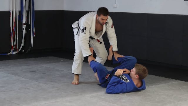 FINDING THE LEGS - OPEN GUARD - LUMBE...