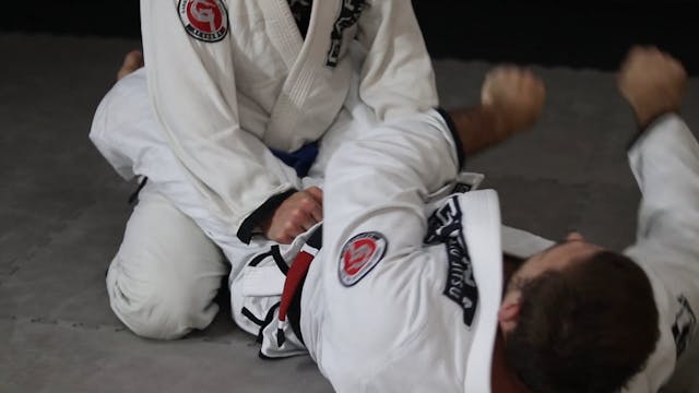 CROSSING THE ARM - CLOSED GUARD - ARM...