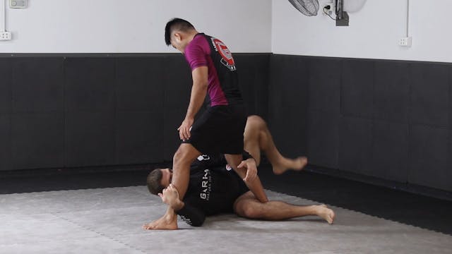 GRIPPING THE LEGS - SEATED OPEN GUARD...