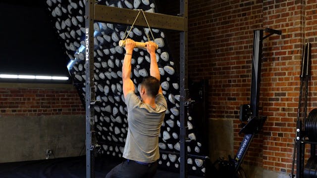 Eccentric Pull-up Progression with Br...