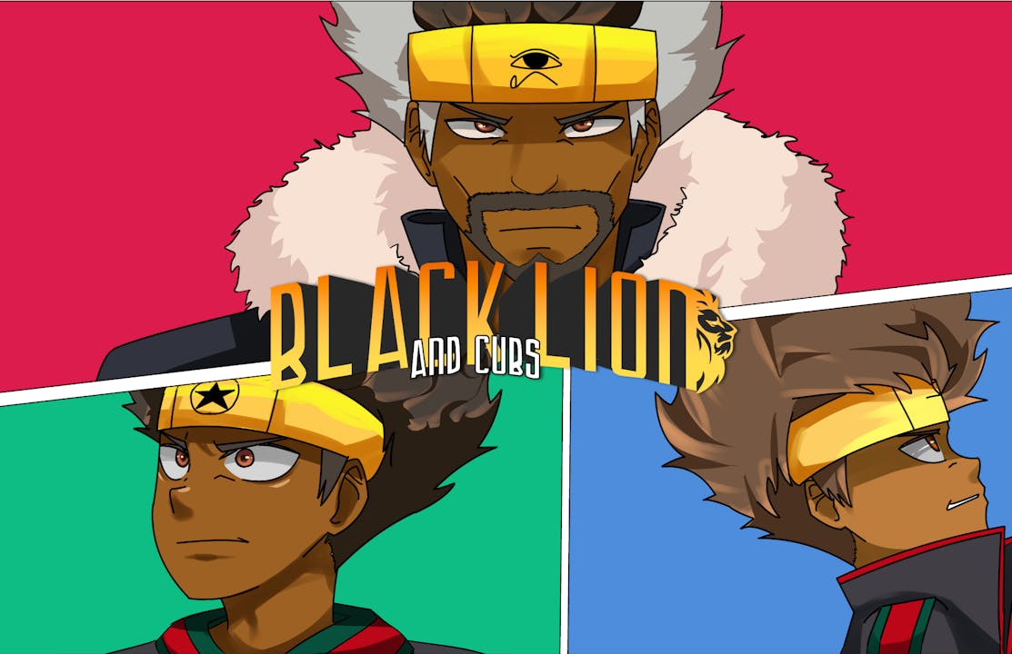 Black Lion and Cubs Collection