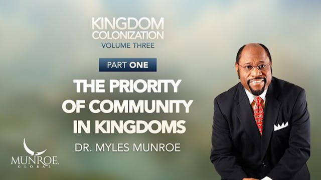 The Priority Of Community In Kingdoms...