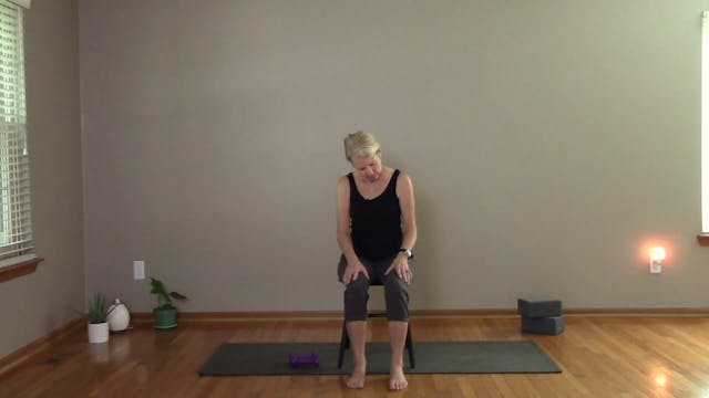 Chair Yoga with Weights