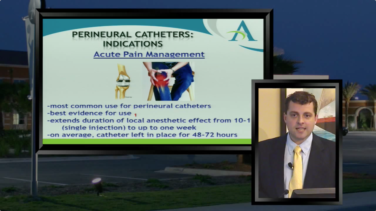 US-Guided Regional Anesthesia for Orthopedics