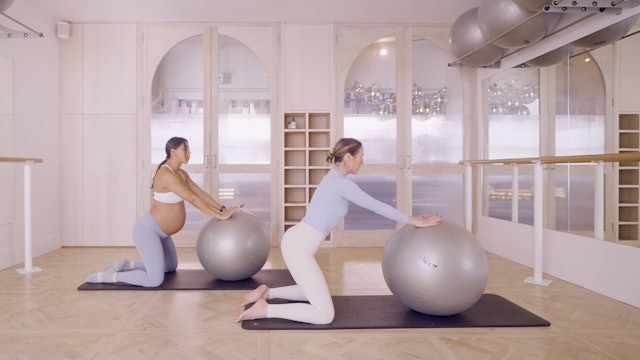 NEW! 10 Mins - Week 36 - Full Body - Ball (Prenatal)