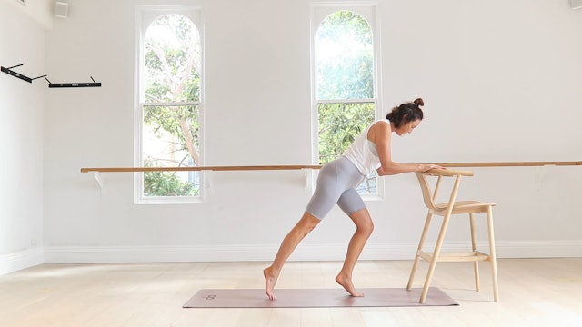 13 Mins - Barre Workout - Lower Body - Chair (Prenatal)