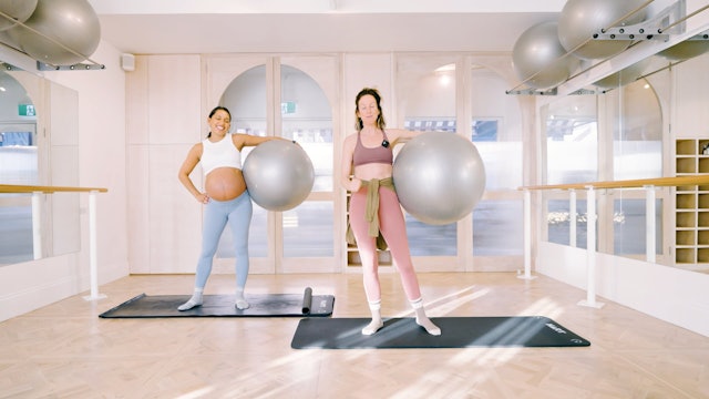 NEW! 20 Mins - Week 39 - Full Body - Ball (Prenatal)