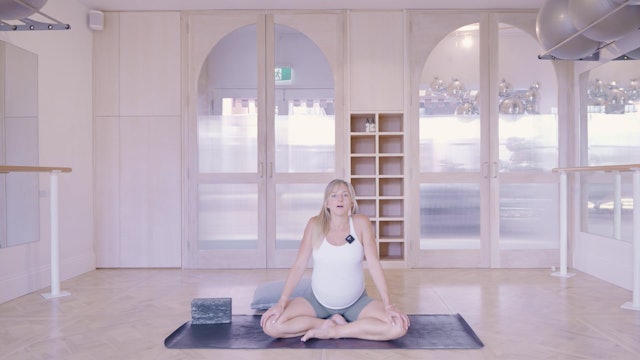 30 Mins - Gut Focused Yoga Practice - Block and Pillow (Prenatal)