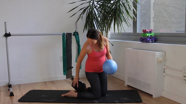 6 Mins - Pelvic Floor Series - Small Ball & Block (Prenatal)