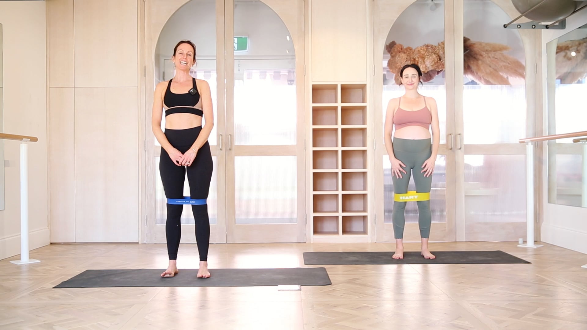 9 Mins - Lower Body For Pelvic Pain - Pilates Band (Prenatal)