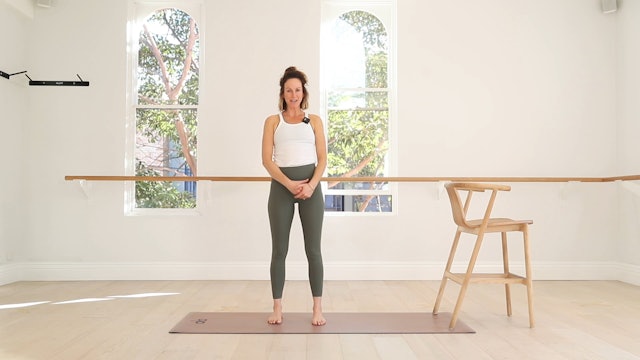 28 Mins - Barre Workout - Legs & Booty - Chair (Prenatal) 