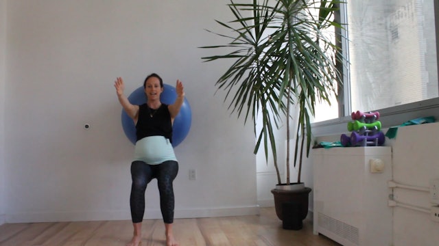 10 Mins - Legs - Physio Ball (Prenatal)