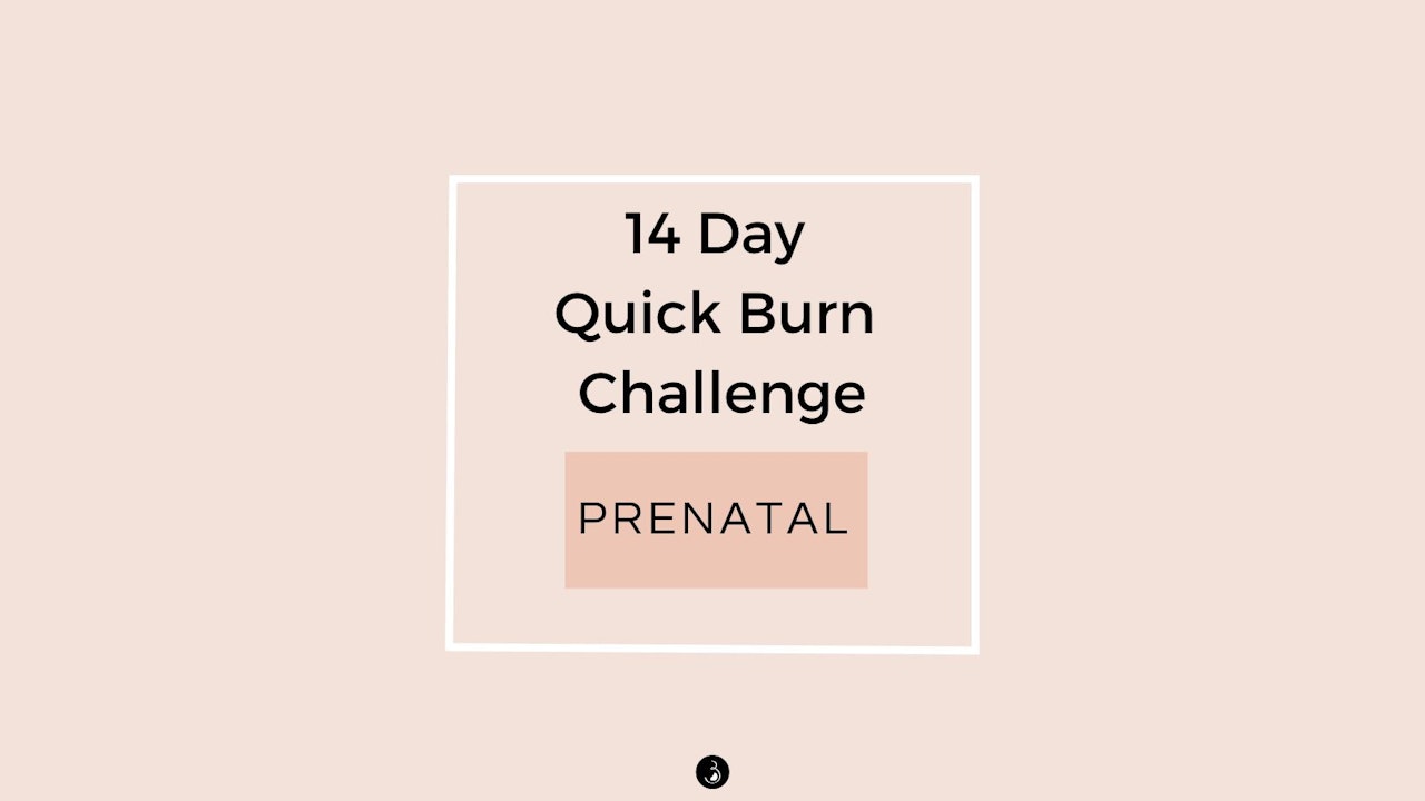 Prenatal - 14 Day Quick Burn Challenge - Only 15 Minutes A Day Or Less!