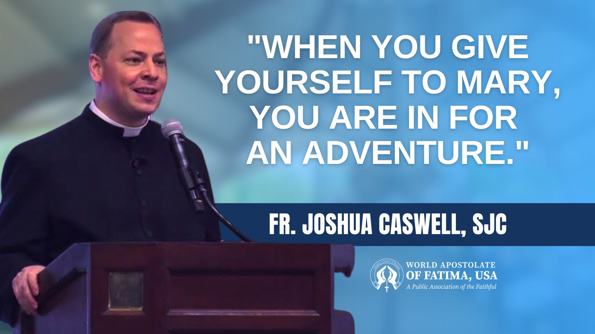 July 13, 2024 Talk | Father Joshua's Path to Faith: Embracing Catholicism
