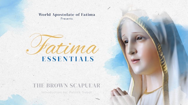 Fatima Essentials Brown Scapular