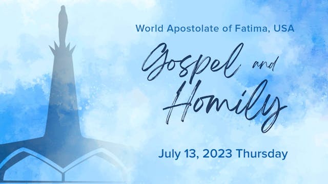 Gospel and Homily July 13 2023