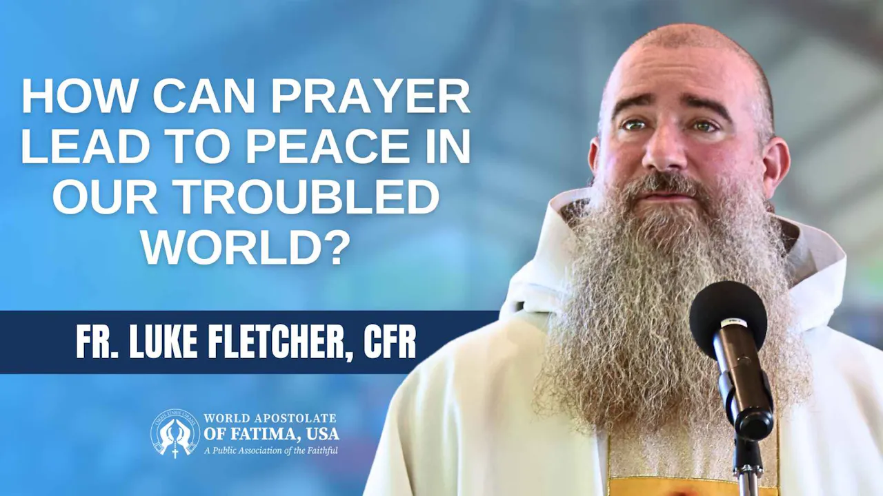 Meeting a Saint and Praying for Peace - Our Lady's Blue Army