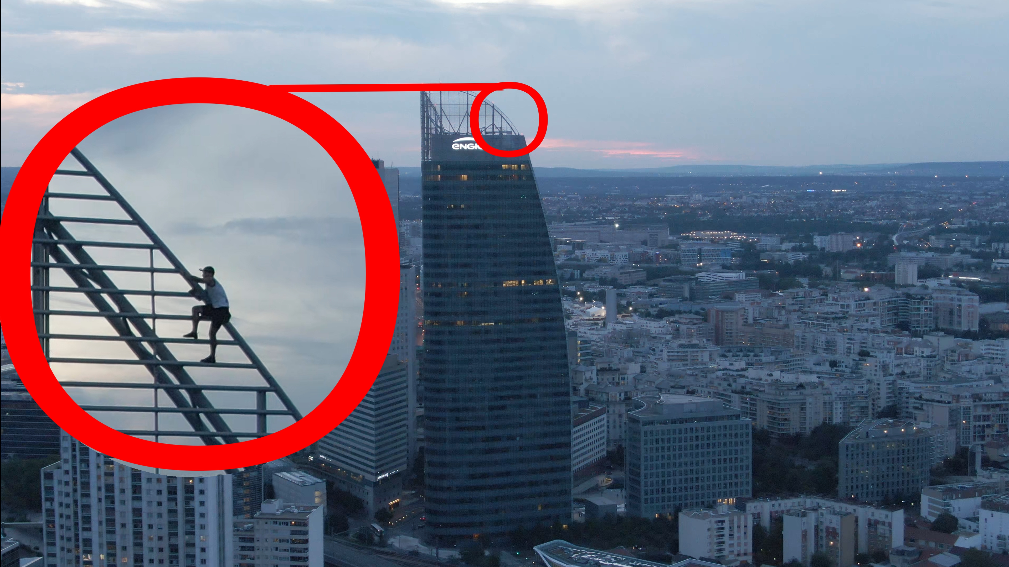 Wspinaczka na wieżowiec ENGIE TOUR 185m. 