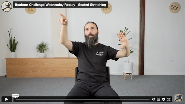 Boabom Challenge - Day 3 - Seated Stretches