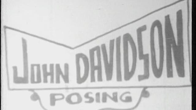 John Davidson Posing