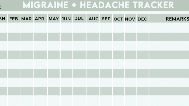 2022 Headache + Migraine Tracker