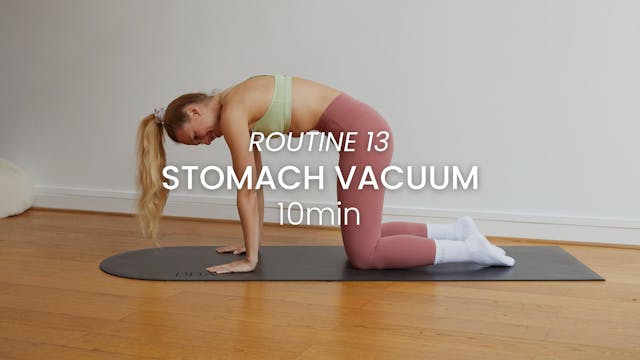 Routine 13 : Stomach Vacuum - Detox &...