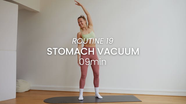 Routine 19 : Stomach Vacuum - Detox &...