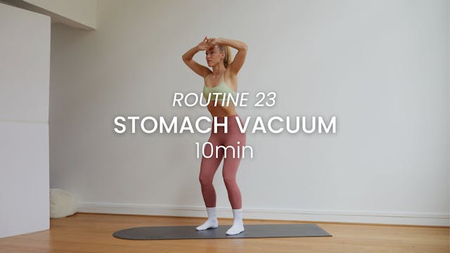 Routine 23 : Stomach Vacuum - Detox &...