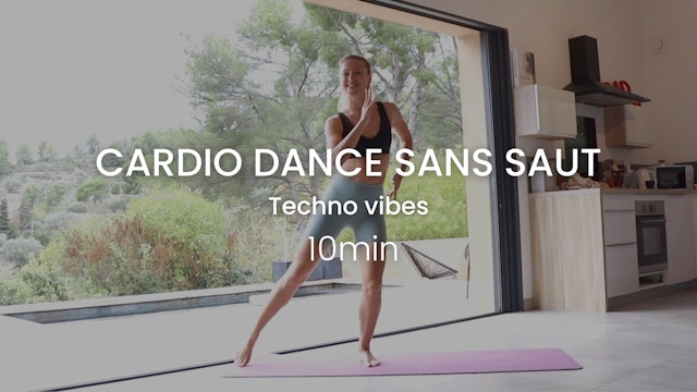 Cardio Dance sans saut Techno Vibes 10min 6