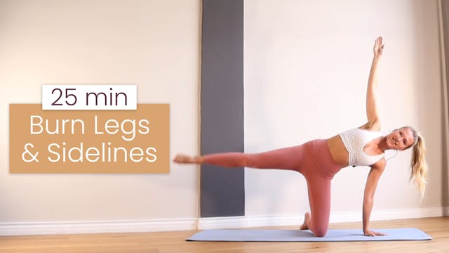 New! Burn Legs & Sidelines (Pilates S...