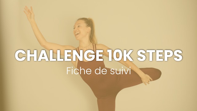 Fiche de suivi 10k steps