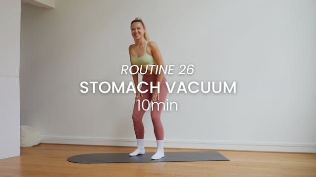Routine 26 : Stomach Vacuum - Detox &...